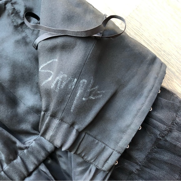 J. Crew Black Strapless Dress w/ Layers of Tuille - Picture 7 of 10